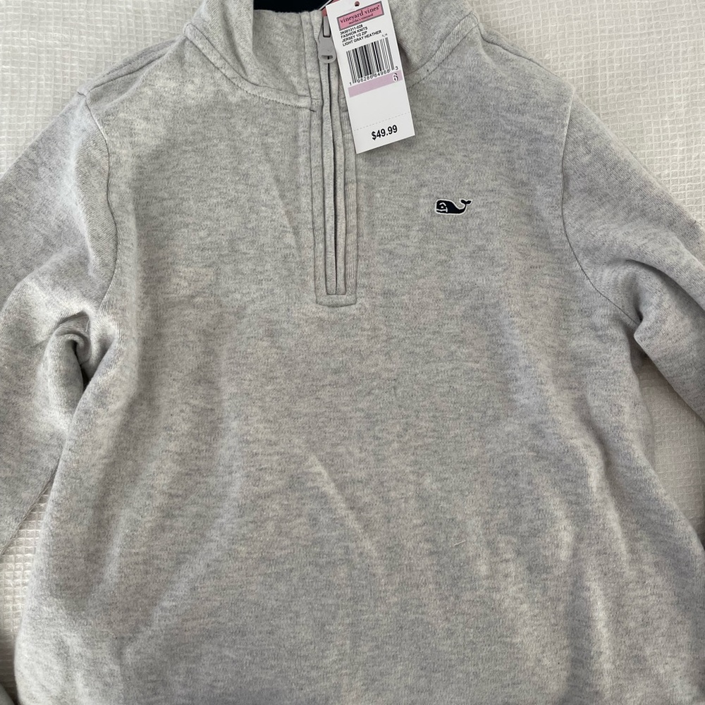 Brand new with tags Vineyard Vines Boys Knit 1/2 zip
